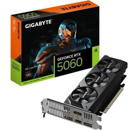 Gigabyte GeForce RTX 5060 OC Low Profile 8GB GDDR7 Tarjeta Gráfica - Arquitectura NVIDIA Blackwell, DLSS 4, 2512 MHz, 9VN5060O8L-00-G10